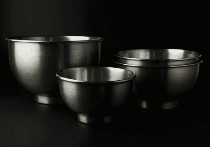 stainless steel mixer bowls