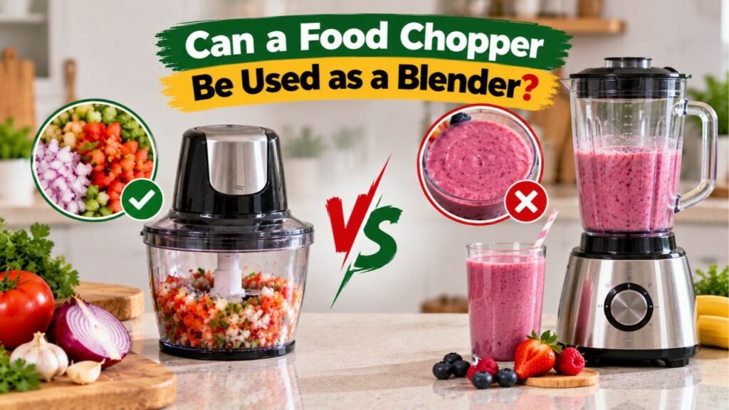 Can a Food Chopper Be Used as a Blender? Uses, Limits, Tips