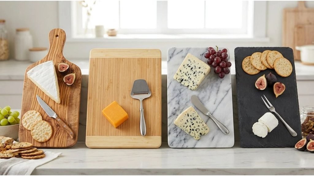 Choosing cheese cutting board Between Wood, Bamboo, Marble, and Other Materials