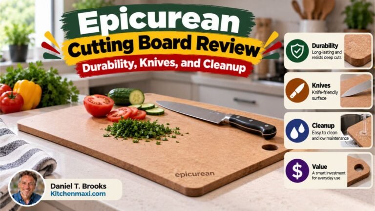 Epicurean Cutting Board Review: Durability, Knives, and Cleanup