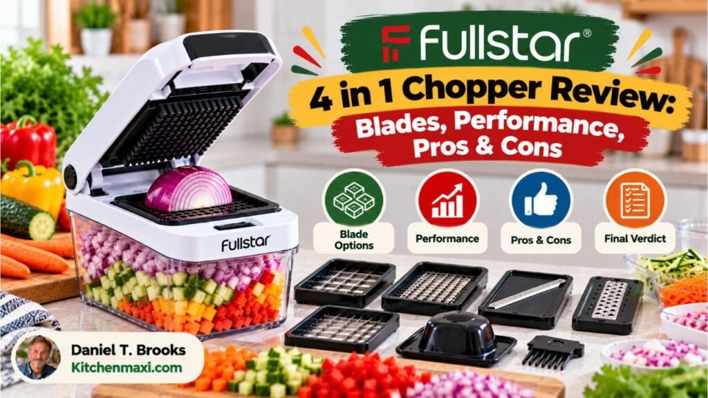 Fullstar 4 in 1 Chopper Review: Blades, Performance, Pros & Cons