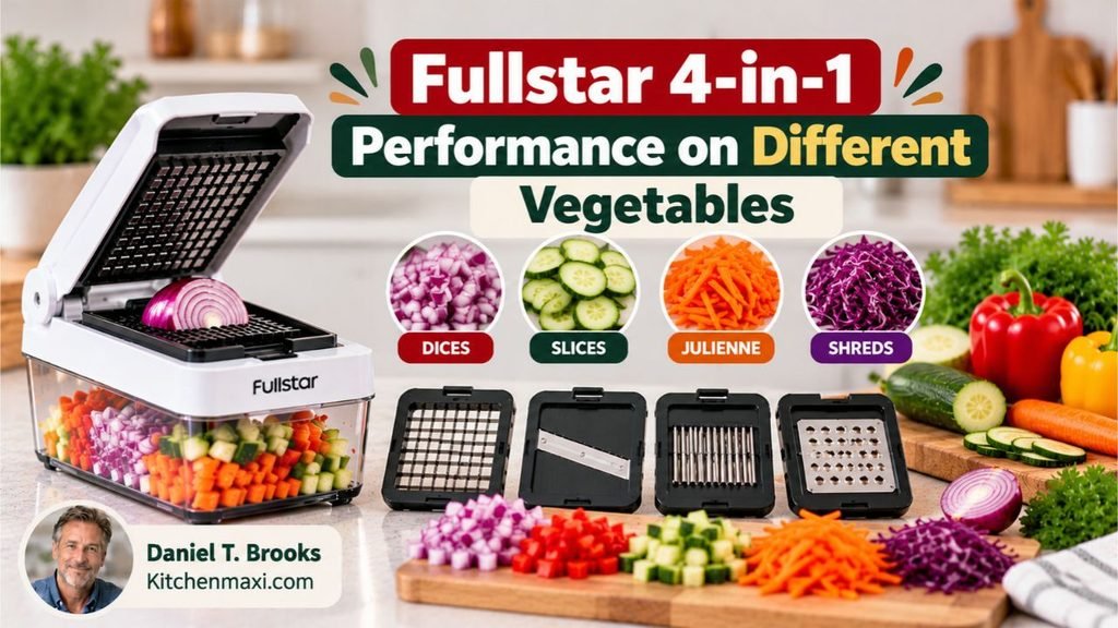 Fullstar 4-in-1 Performance on Different Vegetables