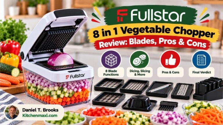 Fullstar 8 in 1 Vegetable Chopper Review: Blades, Pros & Cons
