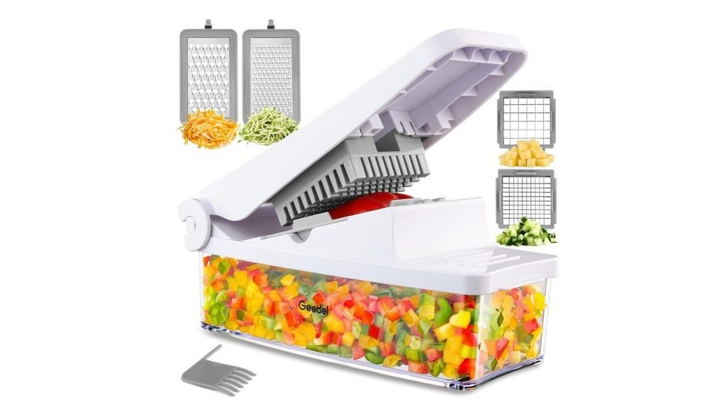Geedel 4-in-1 Vegetable Chopper: Best for Diced Vegetables