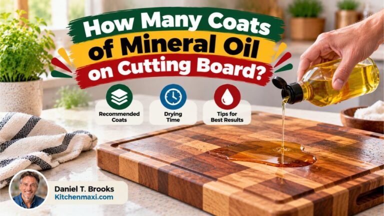 How Many Coats of Mineral Oil on Cutting Board Are Needed?