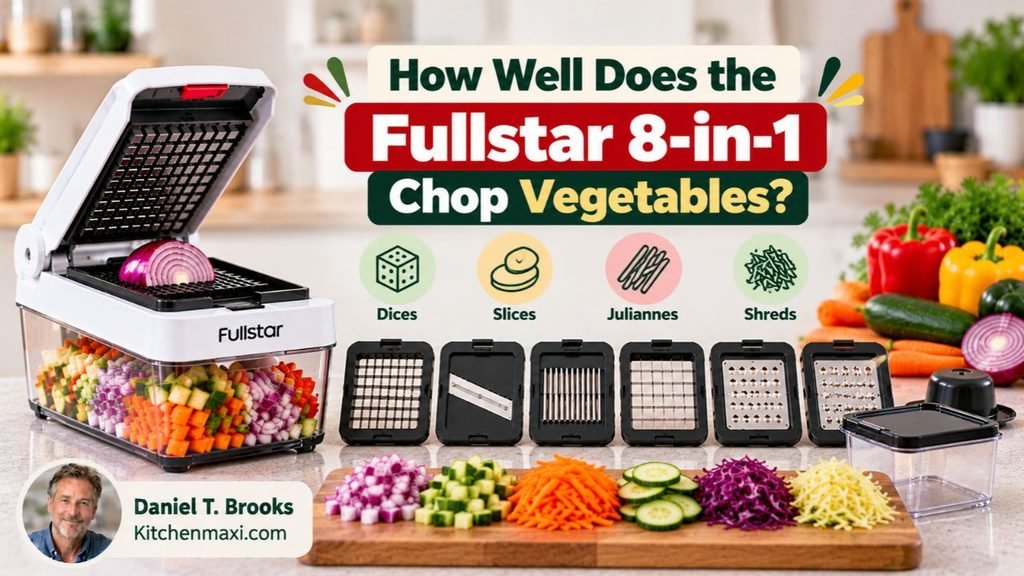 How Well Does the Fullstar 8-in-1 Chop Vegetables?