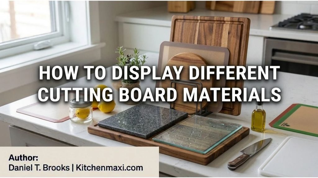 How to Display Different Cutting Board Materials