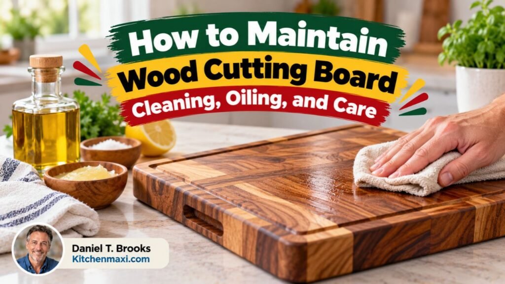 How to Maintain Wood Cutting Board: Cleaning, Oiling, and Care