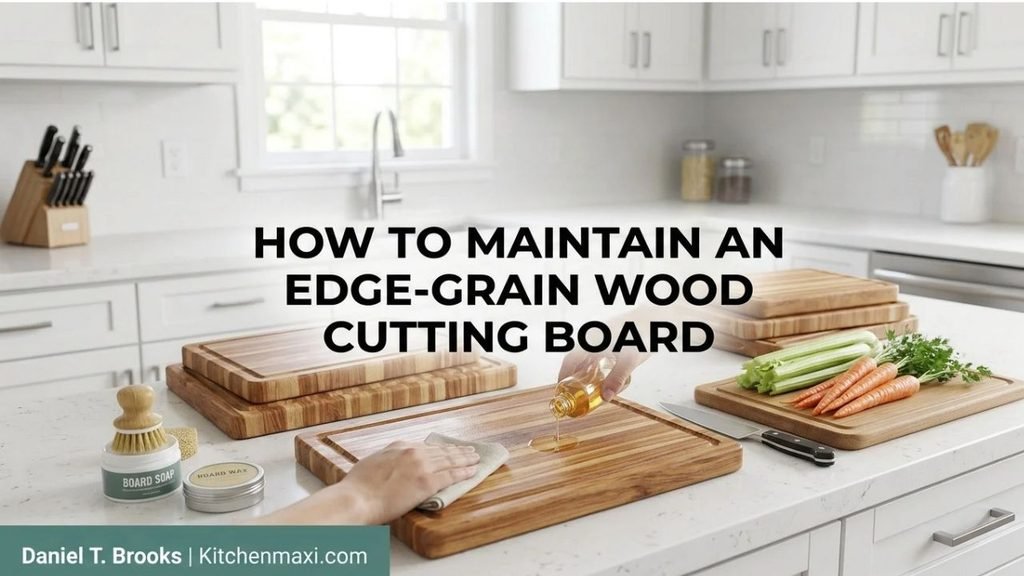 How to Maintain an Edge-Grain Wood Cutting Board