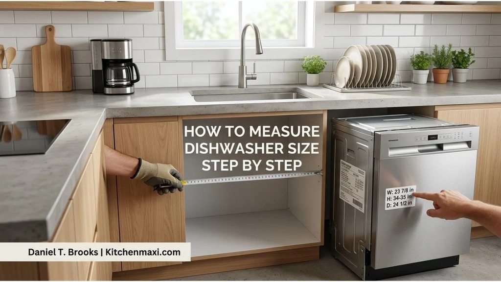 How to Measure Dishwasher Size Step by Step