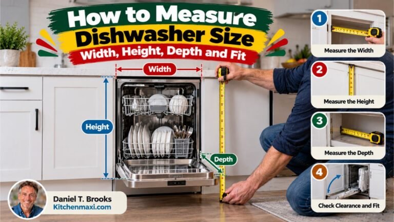 How to Measure Dishwasher Size: Width, Height, Depth and Fit