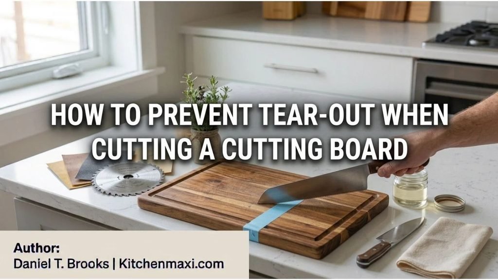 How to Prevent Tear-Out When Cutting a Cutting Board