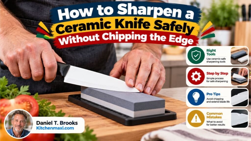 How to Sharpen a Ceramic Knife Safely Without Chipping the Edge
