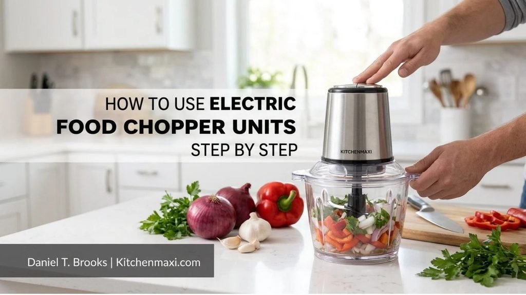 How to Use Electric Food Chopper Units Step by Step