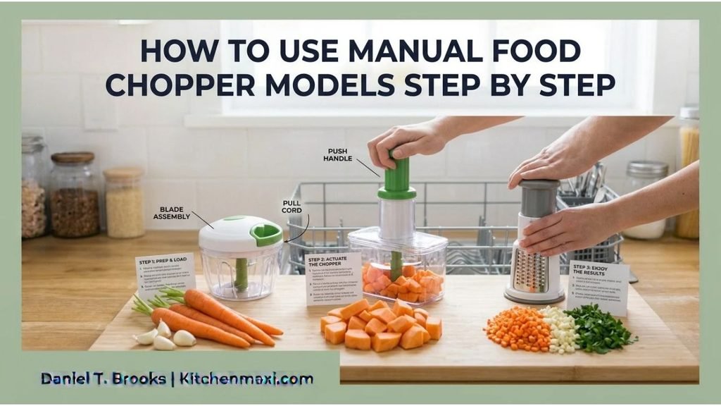 How to Use Manual Food Chopper Models Step by Step