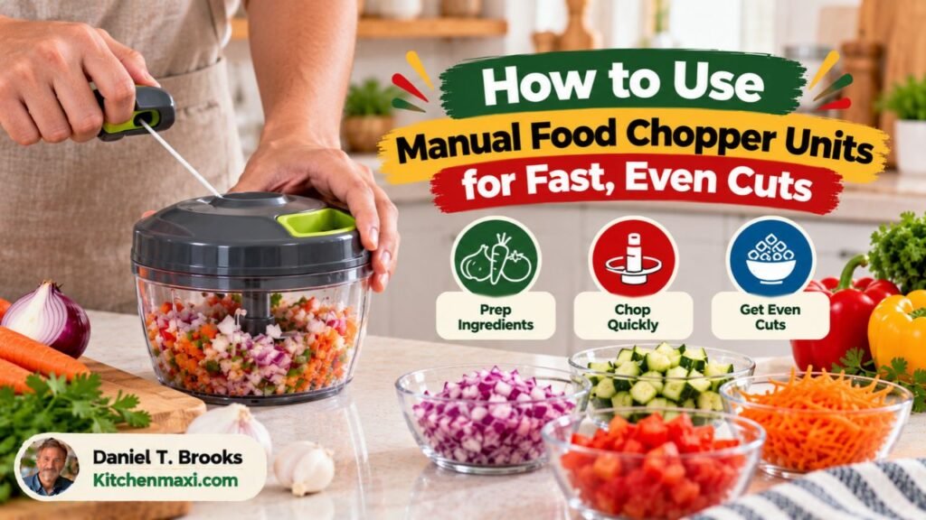 How to Use Manual Food Chopper Units for Fast, Even Cuts