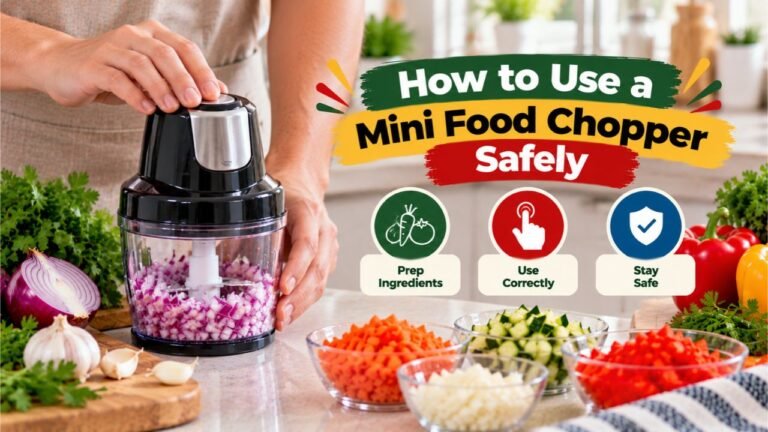How to Use a Mini Food Chopper Safely for Fast, Even Chopping