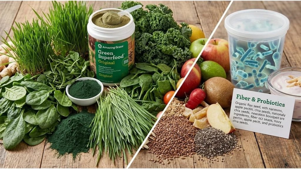 Ingredients Explained: Greens, Fiber, and Probiotics