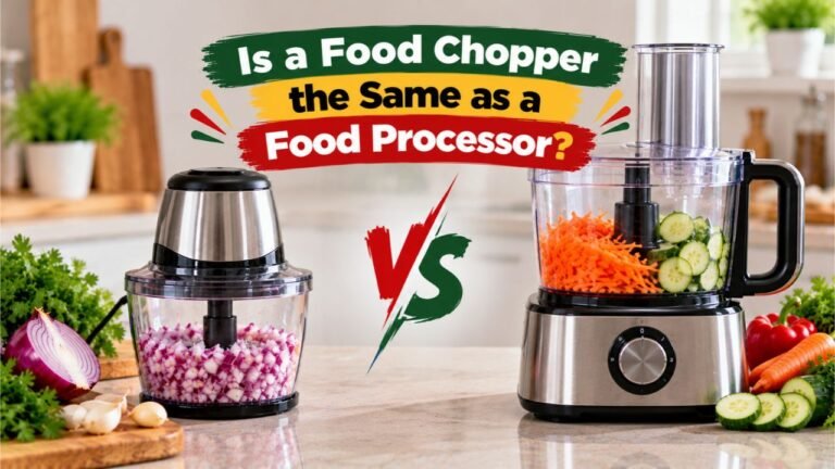 Is a Food Chopper the Same as a Food Processor? Key Differences