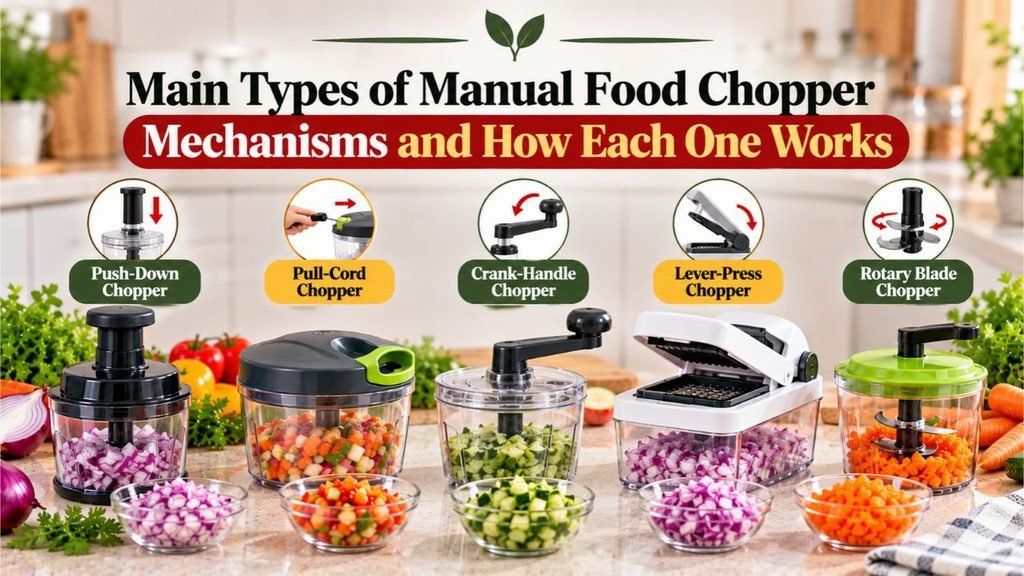 Main Types of Manual Food Chopper Mechanisms and How Each One Works