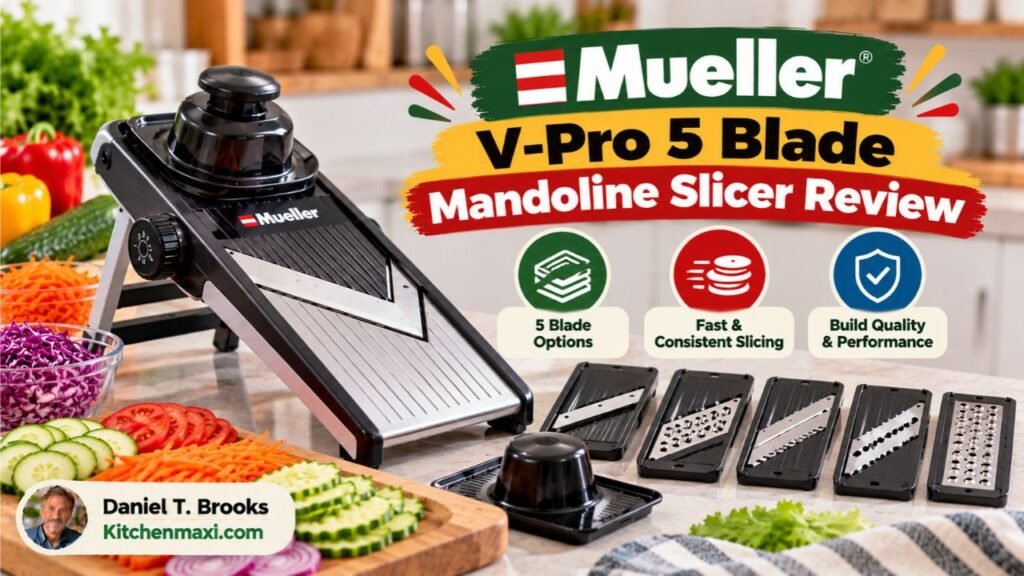 Mueller V-Pro 5 Blade Mandoline Slicer Review: Features & Value