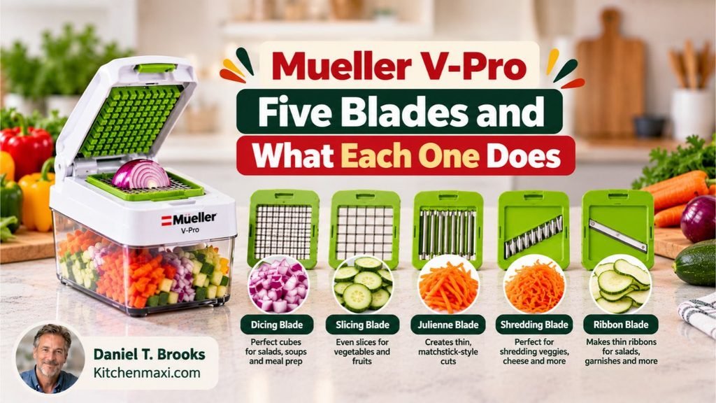 Mueller V-Pro Five Blades and What Each One Does