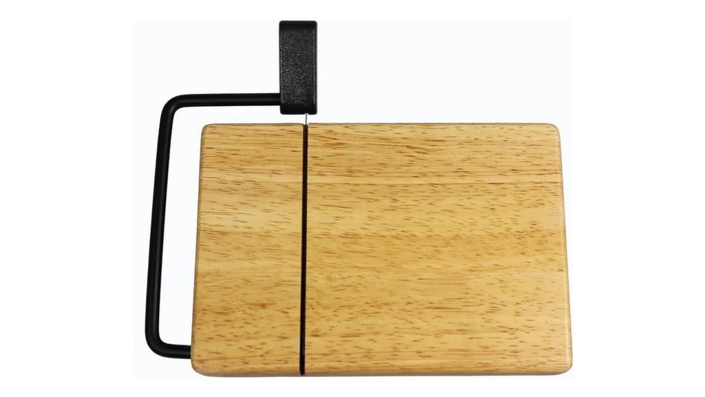 Prodyne Prodyne Beechwood Cheese Slicer: Best Small Wooden Board With a Wire Slicer