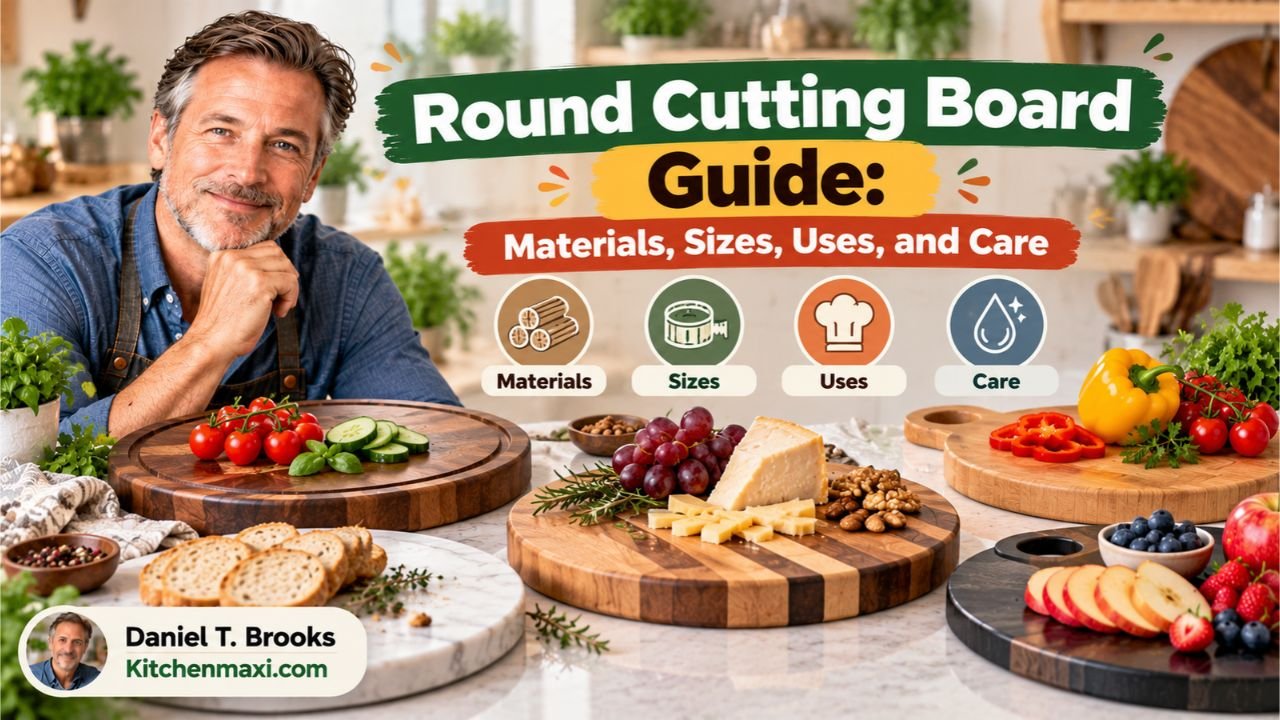 Round Cutting Board Guide: Materials, Sizes, Uses, and Care