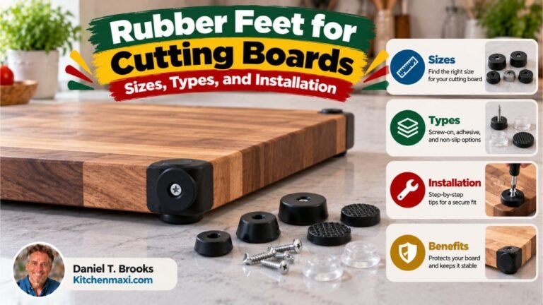 Rubber Feet for Cutting Boards: Sizes, Types, and Installation