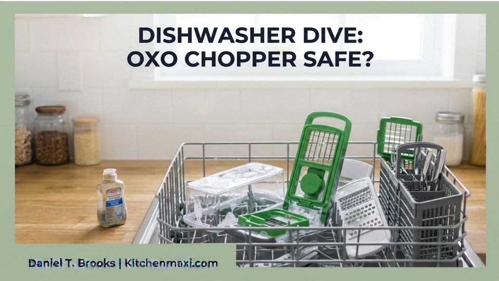 Washing the OXO Vegetable Chopper in the Dishwasher