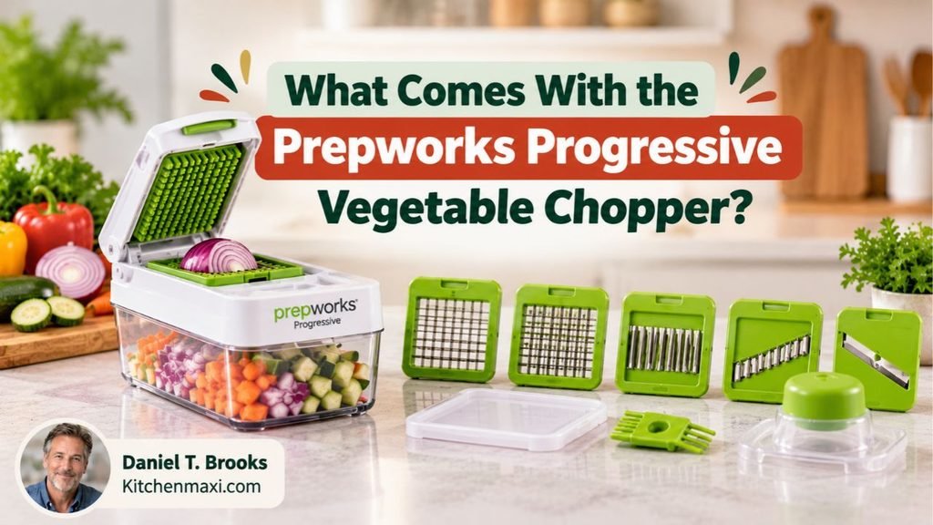 What Comes With the Prepworks Progressive Vegetable Chopper?