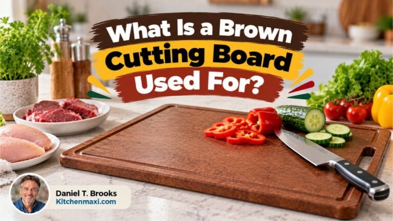 What Is a Brown Cutting Board Used For? Food-Safety Color Guide