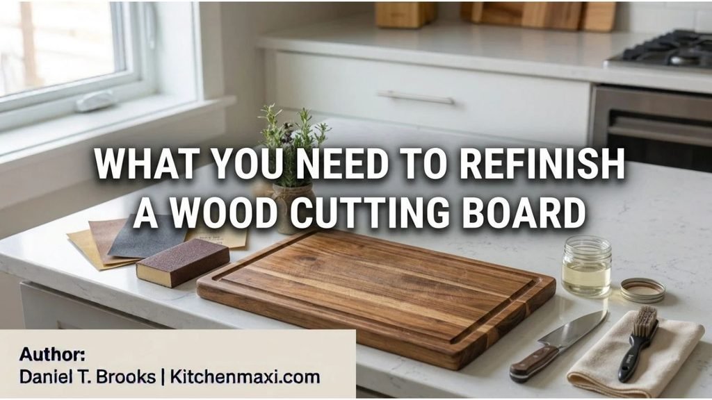 What You Need to Refinish a Wood Cutting Board