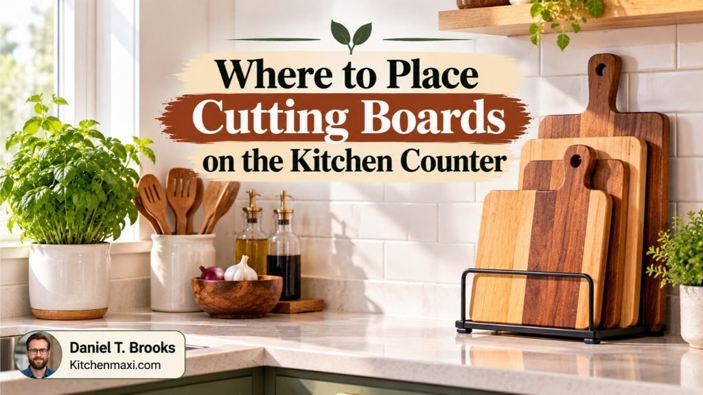 Where to Place Cutting Boards on the Kitchen Counter