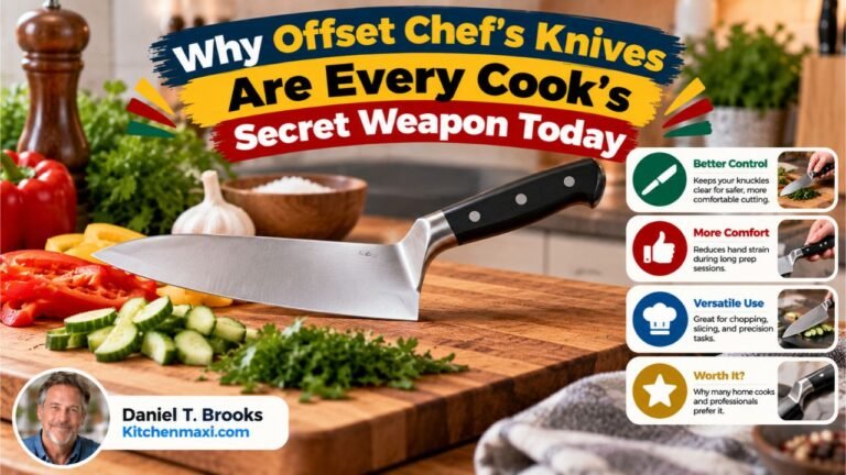 Why Offset Chef’s Knives Are Every Cook’s Secret Weapon Today